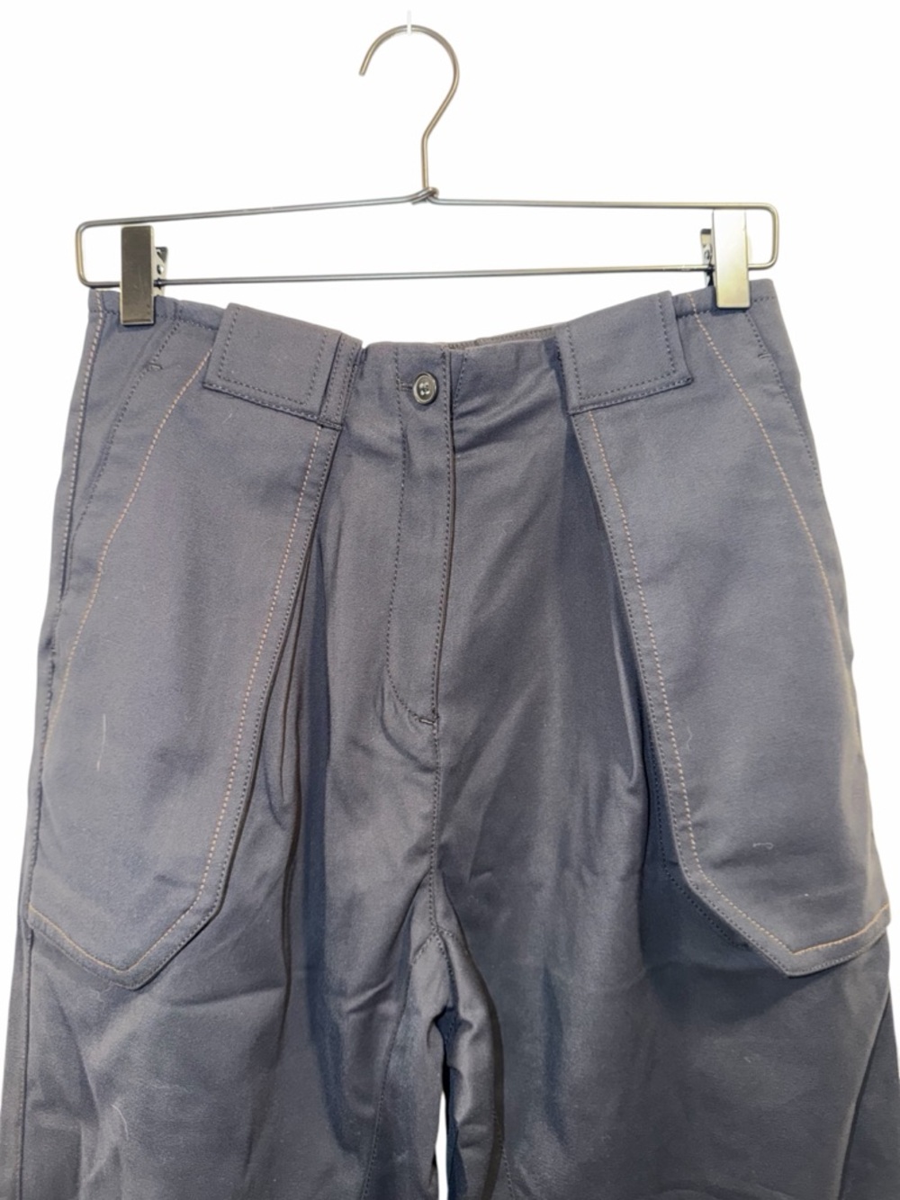 Wales Bonner Black Cargo Trousers Wide Leg 10–12 Pants Slacks Work Casual NWT 🟡 - Picture 5 of 14